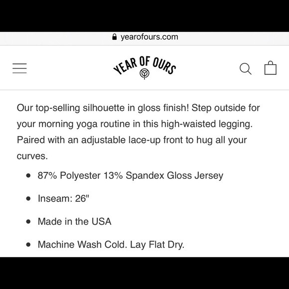 Year of Ours Pink Gloss Football Leggings Size Small $114 - Luxury Workout Pants - Picture 6 of 14